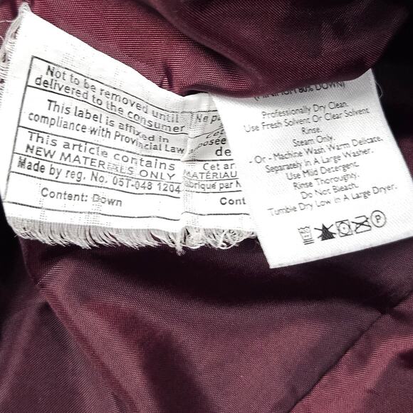 Eddie Bauer EB650 Down Puffer Vest L Red Packable Lightweight Outdoor Jacket - Picture 10 of 10